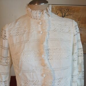 Vintage White Lace Dress
